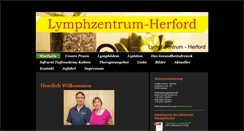 Desktop Screenshot of lymphzentrum-herford.de
